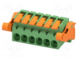 PCB connector, nominal cross section: 2.5 mm?, color: green,