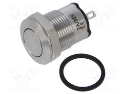 Switch: vandal resistant; Pos: 2; SPST-NO; 2A/36VDC; IP65; OFF-(ON)