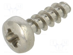 Screw; 2,5x8; Head: cheese head; Pozidriv; A2 stainless steel