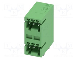 PCB headers, nominal cross section: 0.5 mm?, color: green, n