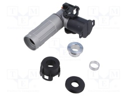 Connector: DC supply; male; angled; for cable; -40÷125°C; PowerLok