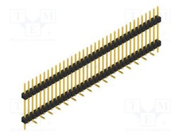Connector: pin strips; pin header; male; PIN: 35; 2.54mm; SMT; 1x35