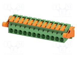 PCB connector, nominal cross section: 2.5 mm?, color: green,
