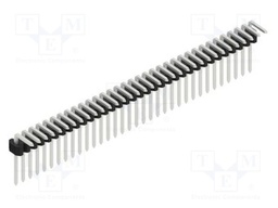 Connector: pin strips; pin header; male; PIN: 34; 1.27mm; THT; 1x34