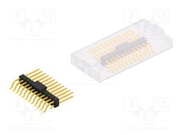 Connector: pin strips; pin header; male; PIN: 24; 2.54mm; SMT; 2x12