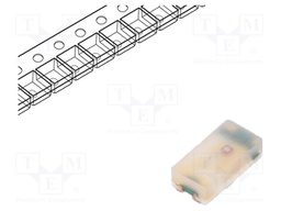 LED; SMD; 0603; orange; 2.8÷8mcd; 1.6x0.8x0.4mm; 170°; 2.2÷2.6V