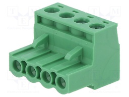 Pluggable terminal block; 5.08mm; ways: 4; straight; plug; female