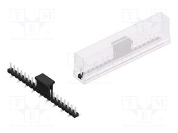 Connector: pin strips; pin header; male; PIN: 19; 2.54mm; SMT; 1x19