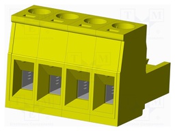 Connector: pluggable terminal block; plug; female; straight; 5mm