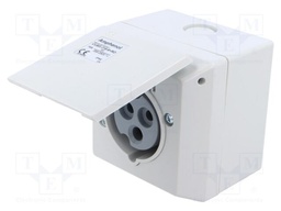 Connector: AC supply 3-phase; socket; female; screw terminal