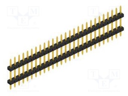 Connector: pin strips; pin header; male; PIN: 27; 2mm; THT; 1x27