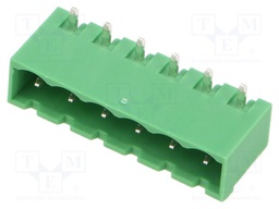 PCB headers, nominal cross section: 2.5 mm?, color: green, n