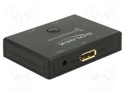 Switch; DisplayPort 1.2,bidirectional; 4K,UHD 2160p; black