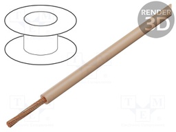 Wire; H05V-K,LgY; stranded; Cu; 2.5mm2; PVC; beige; 300V,500V; 50m