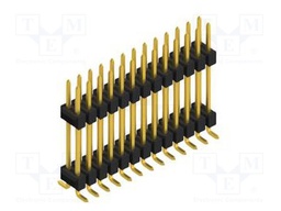 Connector: pin strips; pin header; male; PIN: 26; 2.54mm; SMT; 2x13