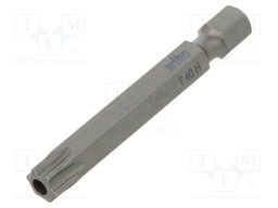 Screwdriver bit; Torx® with protection; T40H; Overall len: 50mm