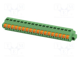 PCB connector, nominal cross section: 2.5 mm2, color: green,
