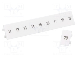 Relays accessories: label; A kit consists of: 10 marker tags