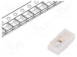 LED; SMD; 3014; orange; 0.42÷1.35lm; 140÷450mcd; 3x1.4x1.2mm; 120°