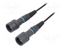 Connector: fiber optic; patchcord; PIN: 2; multi mode duplex (MM)