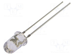 LED; UV; 60°; 20mA; 410÷420nm; 3.4÷3.8VDC; THT