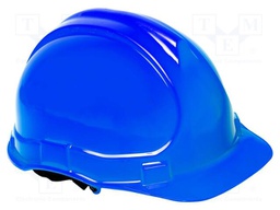 Protective helmet; blue; HDPE; -20÷50°C; Size: 53-59
