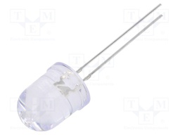 LED; UV; 30°; 20mA; P: 114mW; 400-410nm; THT; 3÷3.8VDC