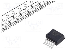 IC: PMIC; DC/DC converter; Uin: 4.5÷40VDC; Uout: 3.3VDC; 3A; TO263-5