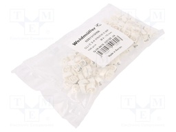 Markers for cables and wires; 4÷10mm; PVC; white; -30÷80°C