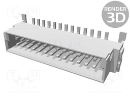 Connector: PCB to PCB; male; PIN: 26; 1.27mm; Series: har-flex; 2.3A