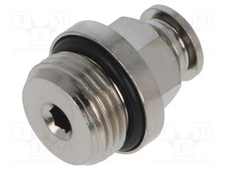 Push-in fitting; straight; 3/8"; -0.99÷20bar; 6mm