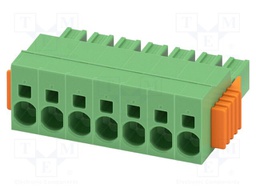PCB connector, nominal cross section: 6 mm?, color: green, n