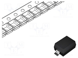 Diode: Zener; 0.5W; 33V; SMD; reel,tape; SOD123; single diode