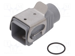 Enclosure: for rectangular connectors; size 1; with latch; M20