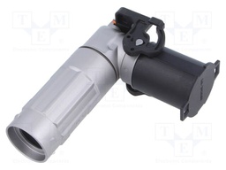 Connector: DC supply; male; angled; for cable; -40÷125°C; PowerLok