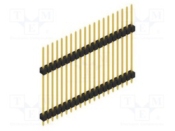 Connector: pin strips; pin header; male; PIN: 20; 2.54mm; THT; 1x20