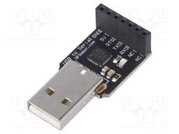 Module: converter; USB-TTL; CP210; USB; 5VDC; Interface: USB