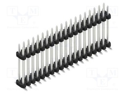 Connector: pin strips; pin header; male; PIN: 38; 2mm; SMT; 2x19