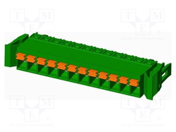 Connector: pluggable terminal block; plug; female; straight; 12A