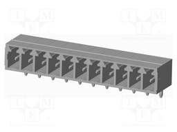 Connector: pluggable terminal block; socket; male; on PCBs