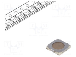 Microswitch TACT; SPST; Pos: 2; 0.02A/15VDC; SMT; none; 2.6N; 0.8mm