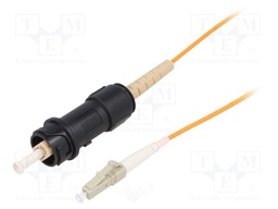 Connector: fiber optic; patchcord; PIN: 1; bayonet; Buccaneer 4000