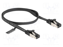 Patch cord; U/FTP; Cat: Cat 8.1; RJ45 plug,both sides; 0.5m; TPE