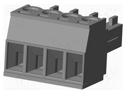 Connector: pluggable terminal block; plug; female; straight; grey