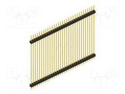 Connector: pin strips; pin header; male; PIN: 31; 2.54mm; THT; 1x31