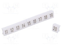 Marker; Application: ZG-G,ZUG,ZUG-G; white; Width: 4.5mm; PCV