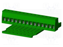 Connector: pluggable terminal block; plug; female; straight; 5mm