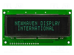 Display: VFD; matrix; 16x2; Temp: -40÷85°C; Storage temp: -50÷95°C