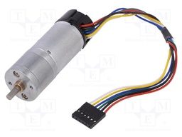 Motor: DC; with encoder,with gearbox; LP; 12VDC; 1.1A; 71rpm