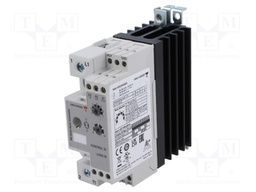 Solid State Contactor, 43 A, 265 VAC, 10 VDC, Proportional Output, DIN Rail, Screw